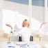 Young business woman with papers