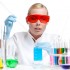 Female doctor analyzes some liquids
