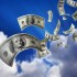 Falling Money $100 Bills